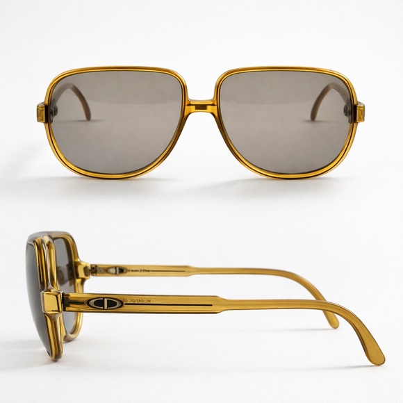 Dior Accessories - Vintage 1970s Christian Dior Monsieur Oversized Sunglasses | Germany | Unisex